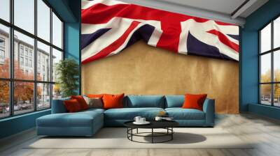 Union Jack flag Wall mural