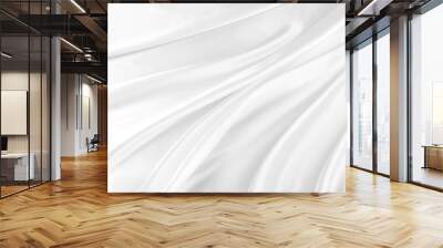 White silk Wall mural