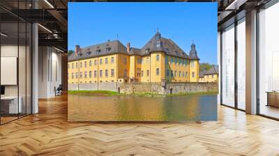 Castle of Schloss Dck in Juechen in spring Wall mural