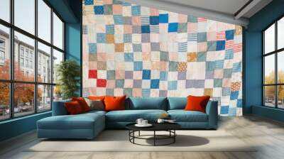 Checkered Quilt Wall mural