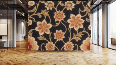 flowers pattern wallpaper Wall mural