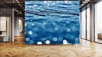 water surface background with bokeh Wall mural