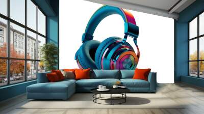 Headphones png Earphone png Headset png Modern headphones png Wireless headphones png high quality isolated on a transparent background Cool luxury headphones Mockup bluetooth headset wifi earphones Wall mural