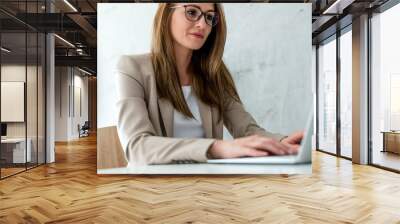 Young businesswoman Wall mural