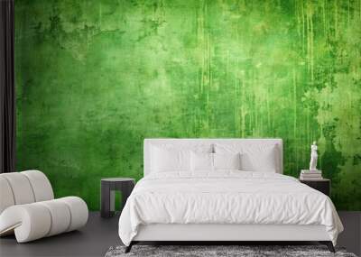 Abstract Green Wall Texture, grunge, background , wall, abstract Wall mural