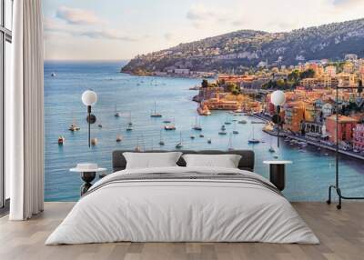 Villefranche-Sur-Mer village on the French Riviera Wall mural