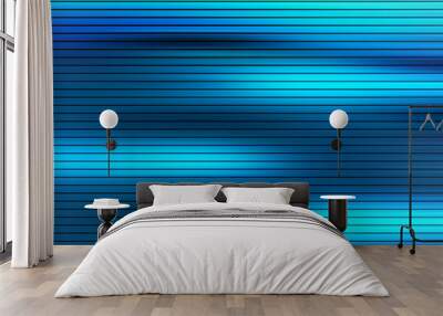 blue bright background Wall mural