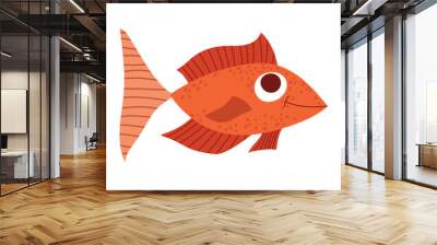 gold fish sea life Wall mural