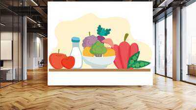 healthy food natural Wall mural