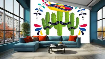 mexican culture mexico cartoon Wall mural