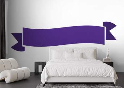 ribbon icon isolated Wall mural