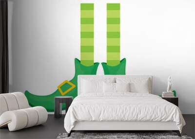 saint patricks day leprechaun legs Wall mural