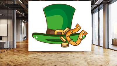 st patricks day cartoon Wall mural