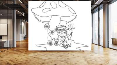 st patricks day leprechaun Wall mural