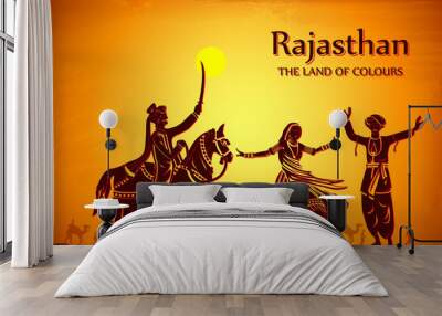 Culture of Rajasthan Wall mural