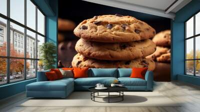 chocolate chip cookies Wall mural