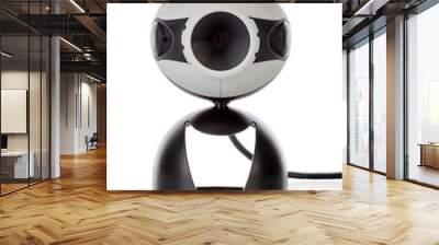 Video Webcam front view isolated on a white background Wall mural