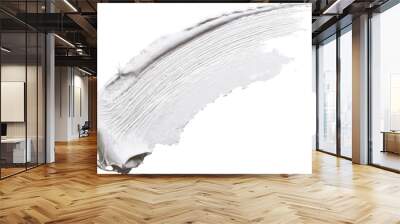 A smooth, white paint stroke on a white or transparent background, ideal for backgrounds, textures, and creative design projects. Wall mural