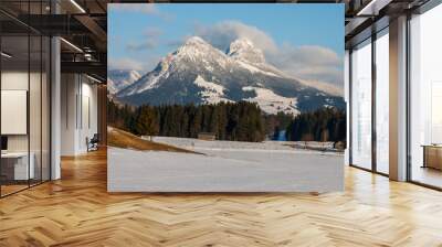 Winter Alps Wall mural