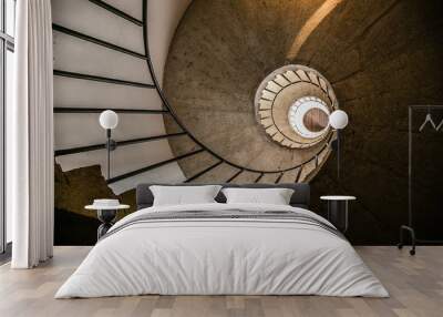 spiral staircases Wall mural