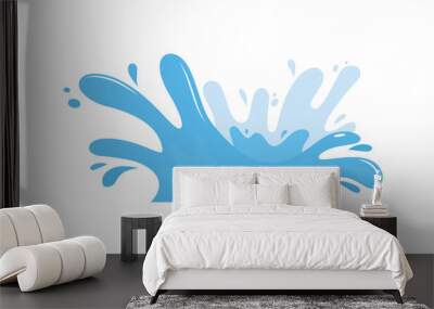 vector illustration water splash Wall mural