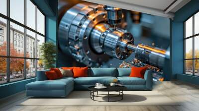 software design and development to help machine tools manufacturers Wall mural