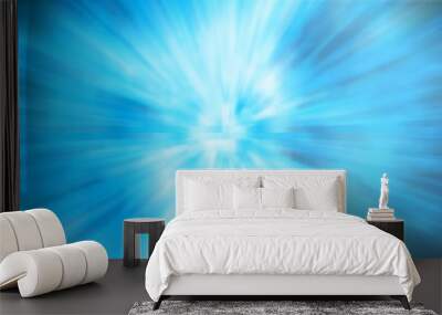 Abstract blue blur background illustration Stock Photo, galaxy concept Wall mural