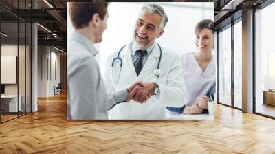 patient and medical staff Wall mural