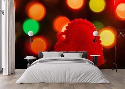  heart on bokeh background
 Wall mural