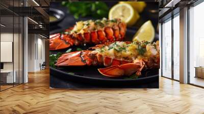 Lobster grilled delicious seasoning spices Wall mural