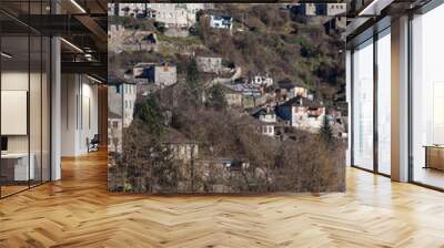 Panoramic view of village Kipoi, Zagori, Epirus, Greece
 Wall mural