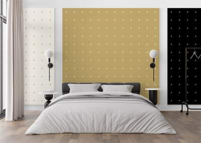 Pattern seamless dot abstract background gold luxury color geometric vector. Wall mural