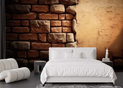 old brick wall background texture wallpaper Wall mural