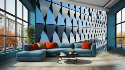 triangular shaped wall design texture Wall mural