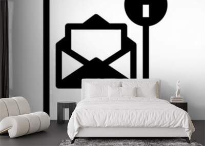 message Wall mural