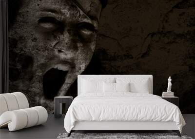 scream of horror Wall mural