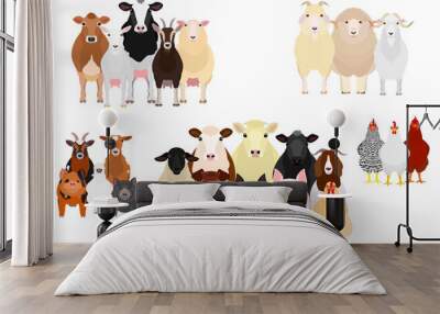 livestock group by purpose Wall mural