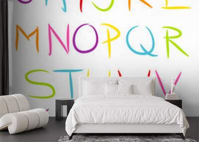 Alphabet Wall mural