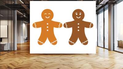 Gingerbread man Wall mural