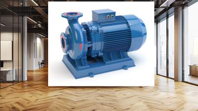 Blue electric water pump Wall mural