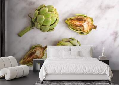 Fresh artichoke Wall mural