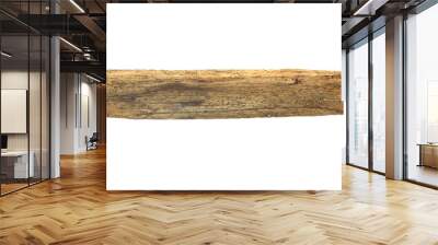 log wood on transparent background png file Wall mural