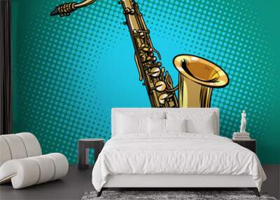 saxophone musical instrument Wall mural