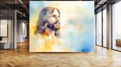 god religious spiritual illustration gospel grace blessed background faith art prayer christianity digital artwork easter
jesus christ god holy saint saviour disciple christian generative ai art Wall mural