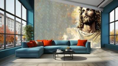 god religious spiritual illustration gospel grace blessed background faith art prayer christianity digital artwork easter
jesus christ god holy saint saviour disciple christian generative ai art
 Wall mural