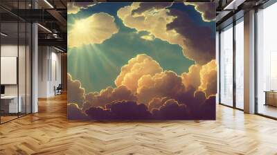 spiritual background sky clouds star heaven christ god illustration light artwork
angel radiant heaven clouds rays symbolic religion religious spirit sunlight backdrop
christianity Wall mural