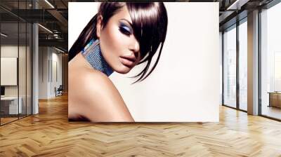 fashion beauty girl. gorgeous woman portrait Wall mural