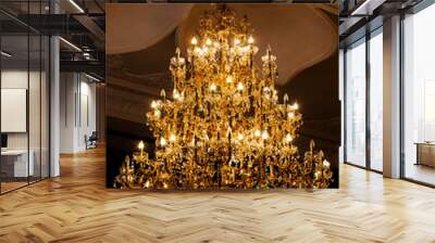 elegant crystal chandelier Wall mural