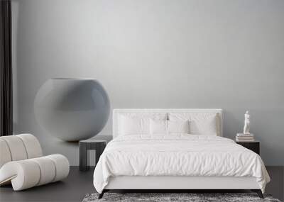 Minimalistic, sophisticated, stylish silhouettes of common objects Wall mural