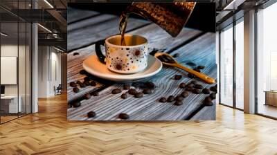 cup of coffee Wall mural